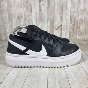 Nike Women's Black White Platform Sneakers Shoes Size‎ 9 CW6536001